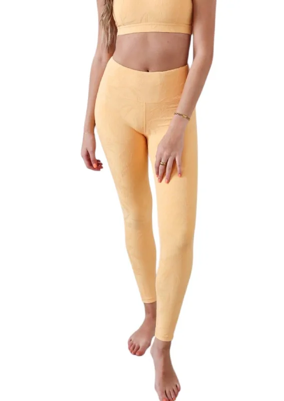 Women's Evening Clothing Sunshine Highwaist Leggings In Yellow