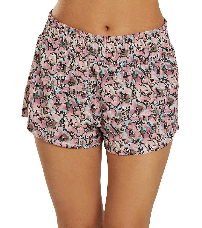 Comfortable Outfit For Women Varley Kallin Running Short Cashmere Rose Hyper Floral