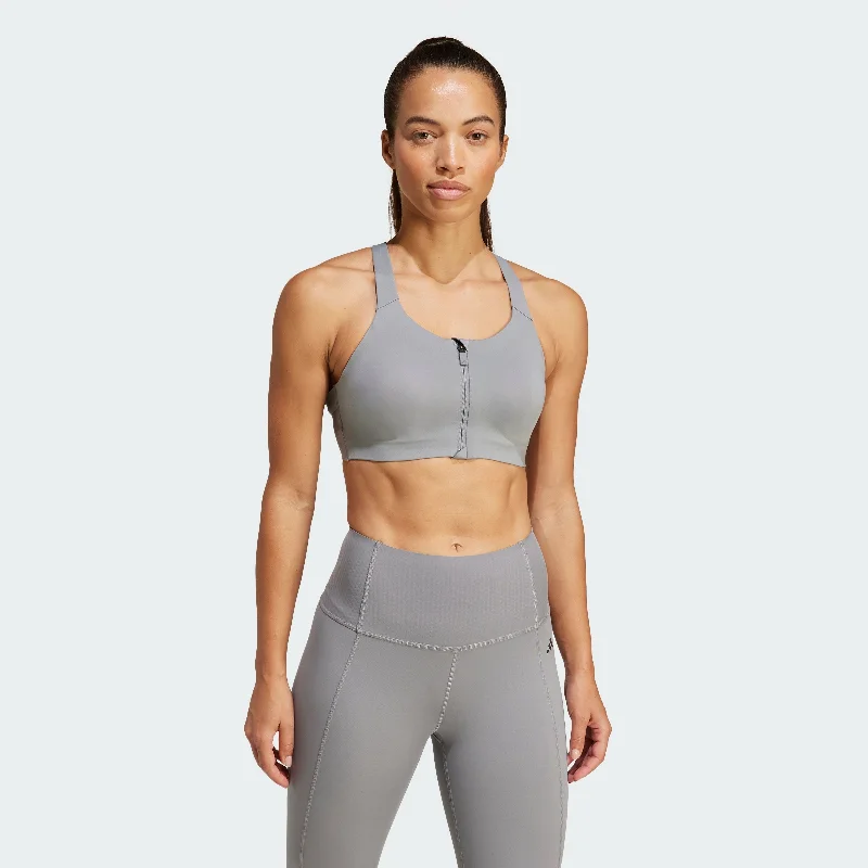 Elegant Women's Attire Women's adidas TLRD Impact Luxe High-Support Zip Bra