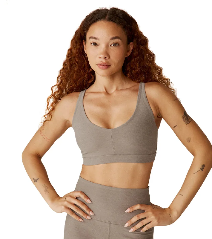 Women's Resort Garments Beyond Yoga Spacedye Embody Bra Birch Heather