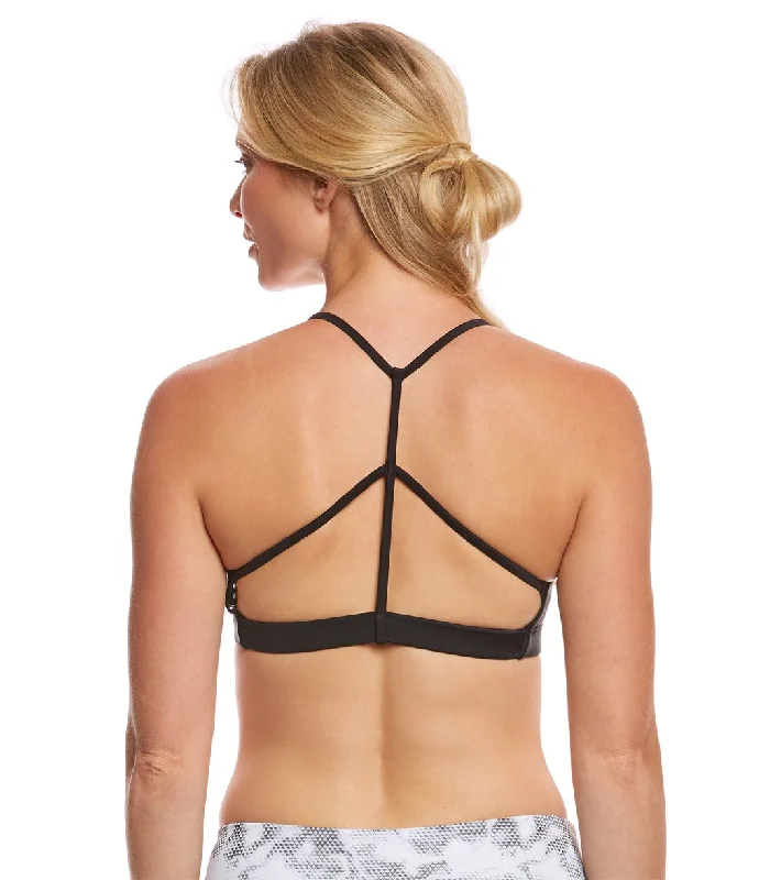 Women's Clothing With Trendy Designs Onzie Pyramid Yoga Sports Bra Black