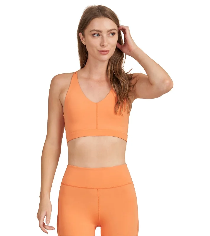 Women's Elegant Evening Attire Thrive Societe Double Layer Racerback Bra Dusty Orange