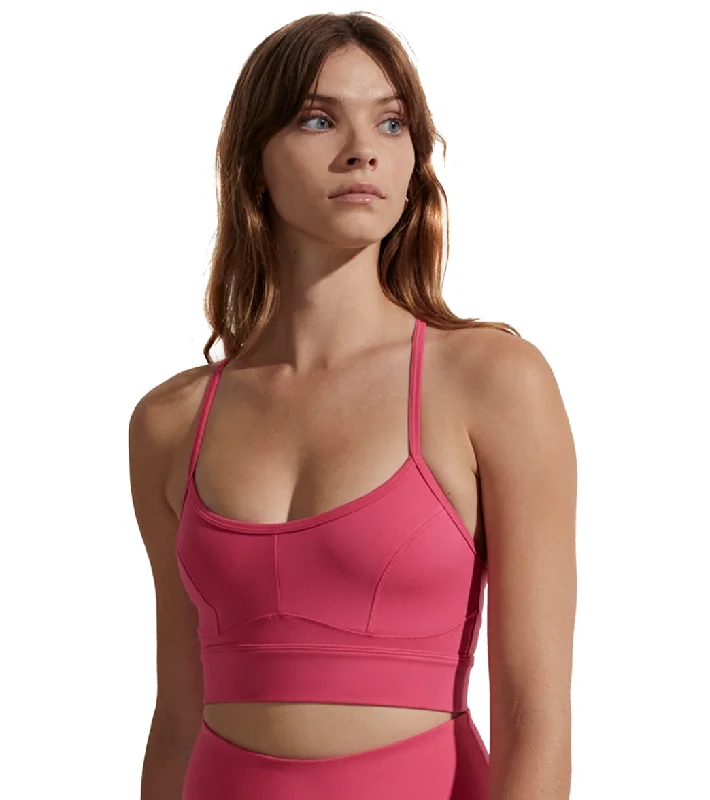 Women's Stylish Vacation Attire Varley Let's Move Irena Bra Vibrant Fuchsia