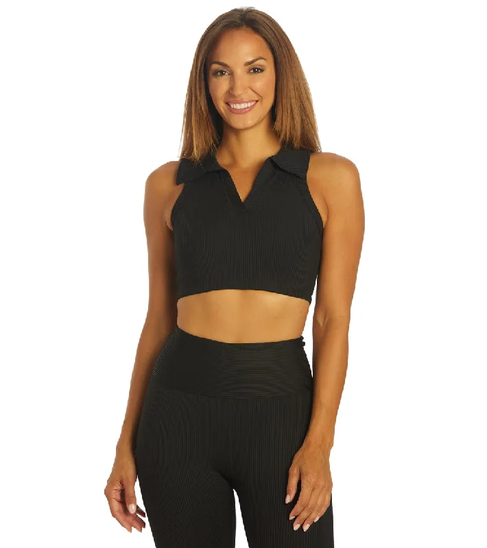 Women's Outdoor Attire Year of Ours The Gabriela Rib Bra Black