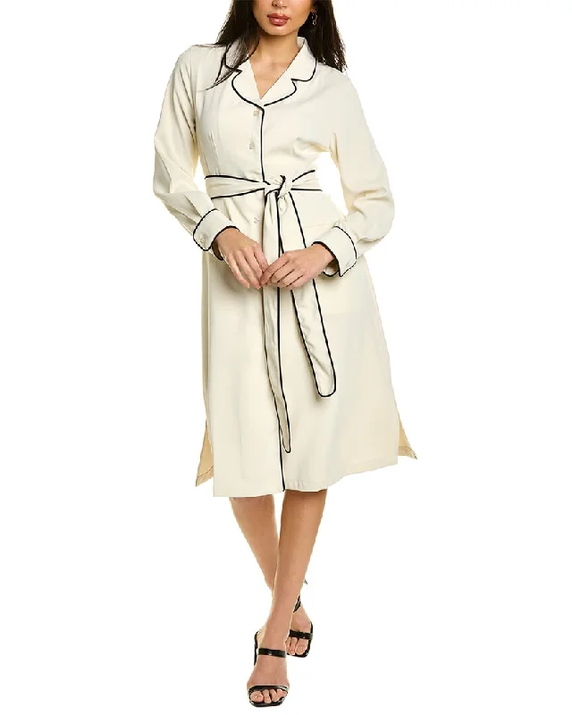 Women's Trendy Clothing Gracia Piped Shirtdress