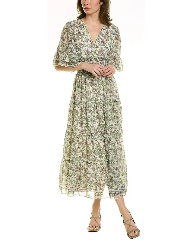 Women's Comfortable Lounge Outfit Max Studio Tiered Maxi Dress