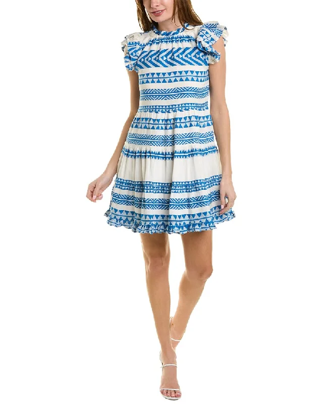 Women's Apparel And Garments Sail to Sable Tiered A-Line Dress