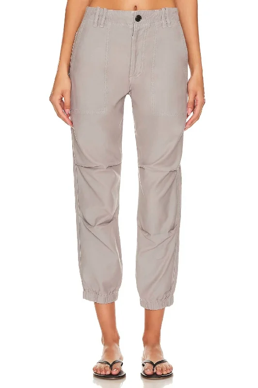 Women's Comfy Attire For Lounging Agni Utility Trouser In Taupe