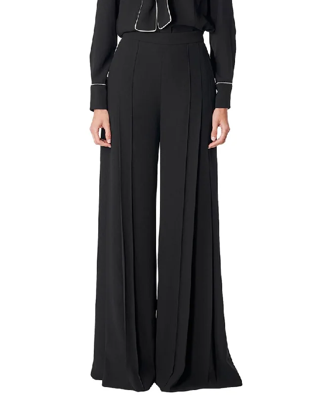 Women's Professional Clothes Carolina Herrera Pleated High Waist Wide Pant