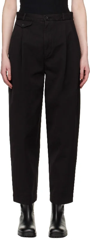 Women's Elegant Outfit Denim Becker Trousers In Black