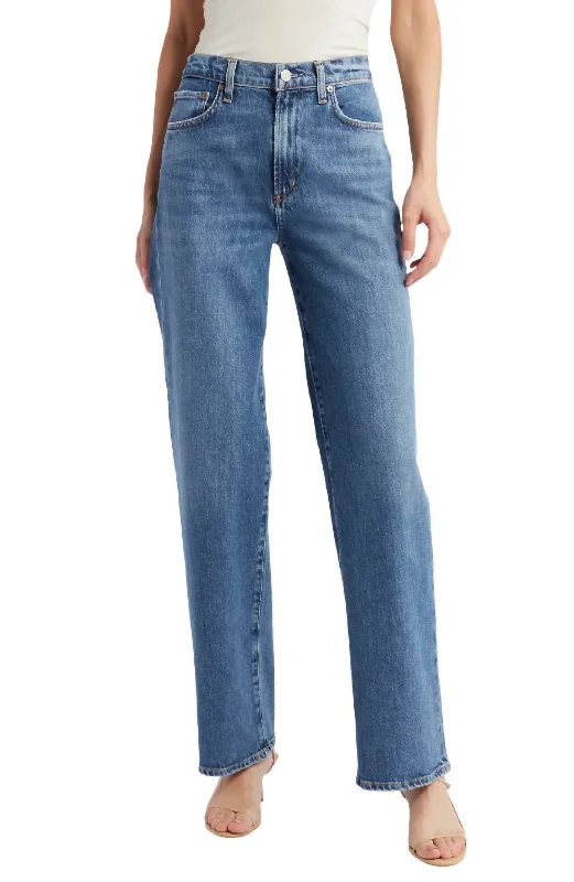 Vintage-Inspired Garments Harper Straight Leg Jeans In Fix