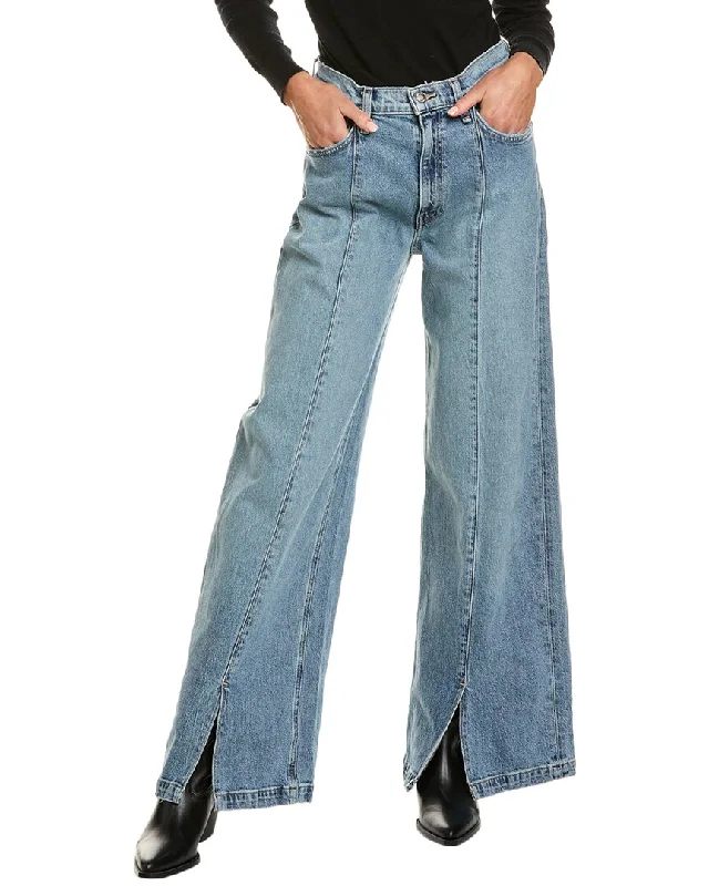 Women's Clothing Sets HUDSON Jeans James Caribbean Breeze High-Rise Wide Leg Jean