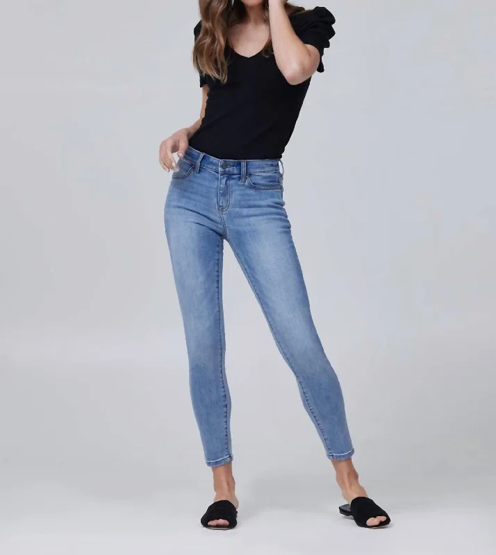 Timeless Women's Clothing Louise Mid-Rise Skinny Ankle Jeans In Randolph