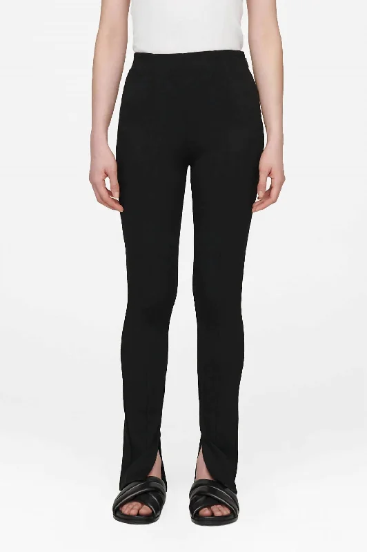 Women's Work Apparel Max Slit Pant In Black