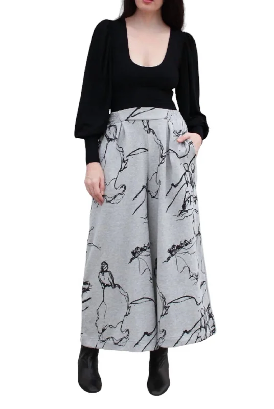 Charming Women's Outfit For Special Occasions People Sketch Atlas Pant In Grey