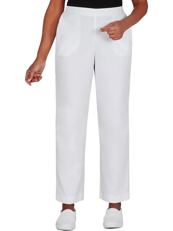 Timeless Women's Apparel Plus Womens Traditional Fit Comfort Waist Straight Leg Pants