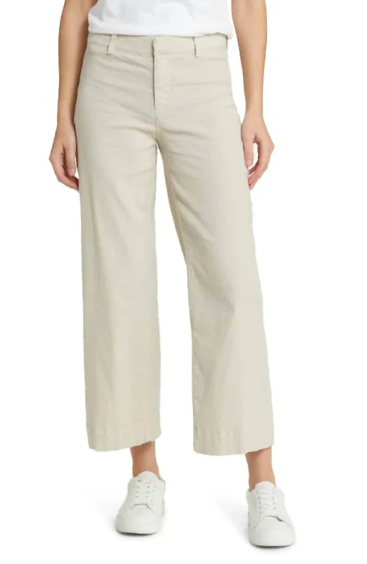 Women's Trendy Casual Outfit Wexford Wide-Leg Linen Pants In Cement