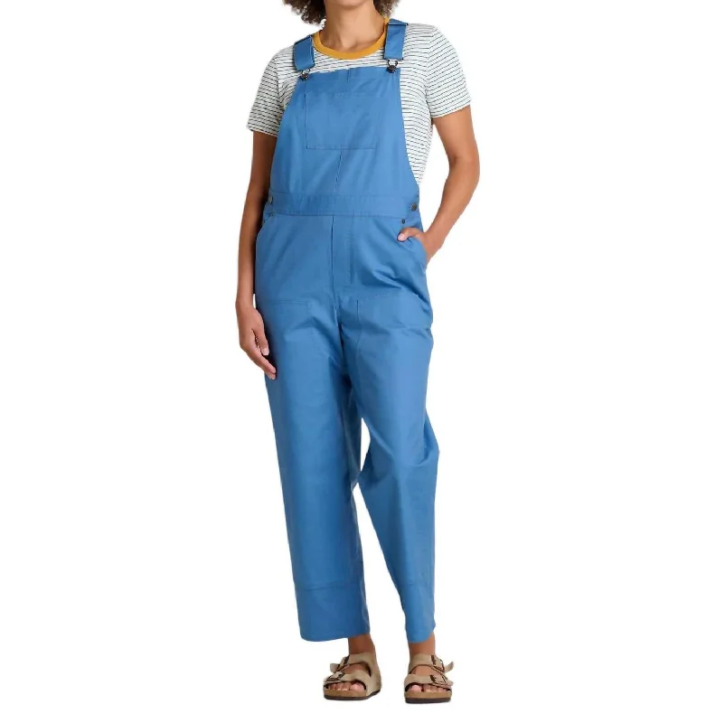 Women's Trendy Clothes Women's Juniper Utility Overall In French Blue