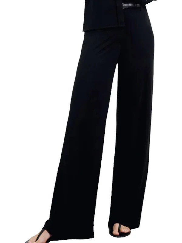 Chic Clothing For Women Women's Kiera Jersey Pants In Black